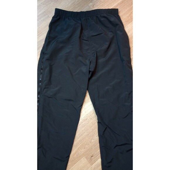 Vintage LL Bean Pants Womens XL Black Windbreaker Nylon Full Zip Extra Large - Picture 2 of 16